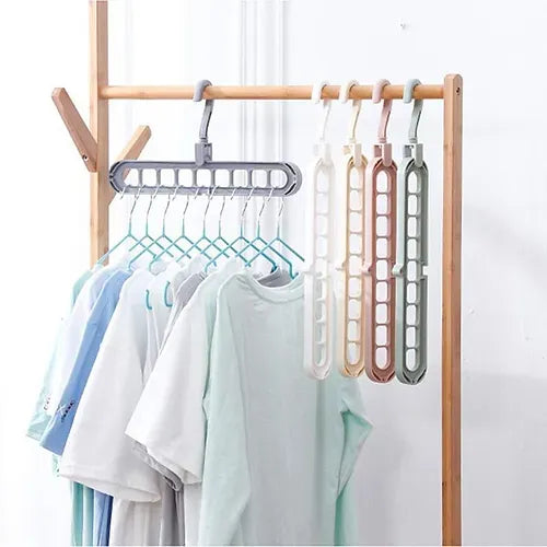 Organizador de Ropa Multifuncional 9 en 1 — Ahorra Espacio en tu Clóset